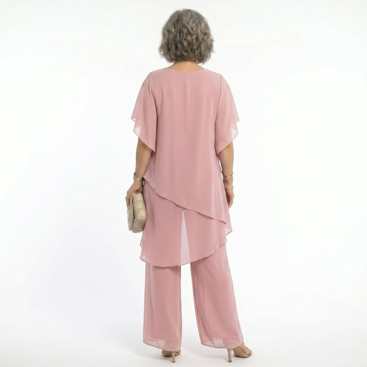 Ana | Conjunto Elegante de Ceremonia Mujer Túnica Asimétrica