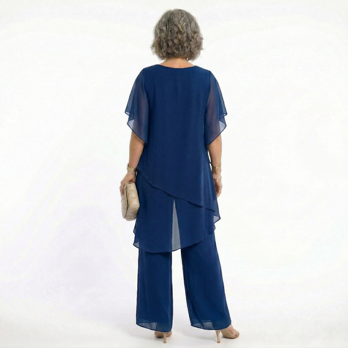 Ana | Conjunto Elegante de Ceremonia Mujer Túnica Asimétrica