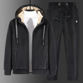 Camilo | Conjunto Sudadera Hombre con Forro de Peluche Capucha Cremallera
