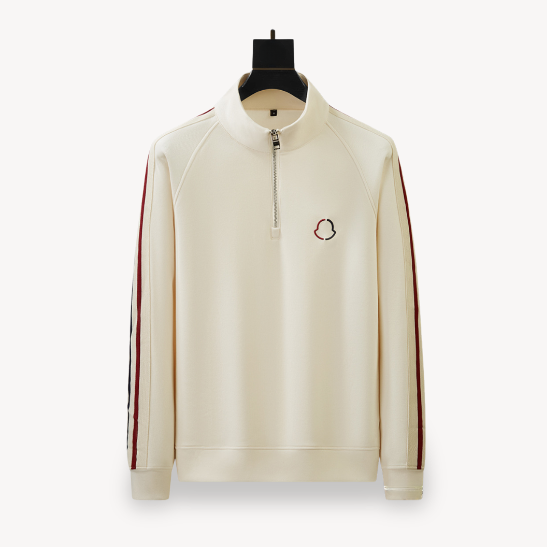 Alejandro | Conjunto Sudadera Hombre Media Cremallera Franjas Laterales