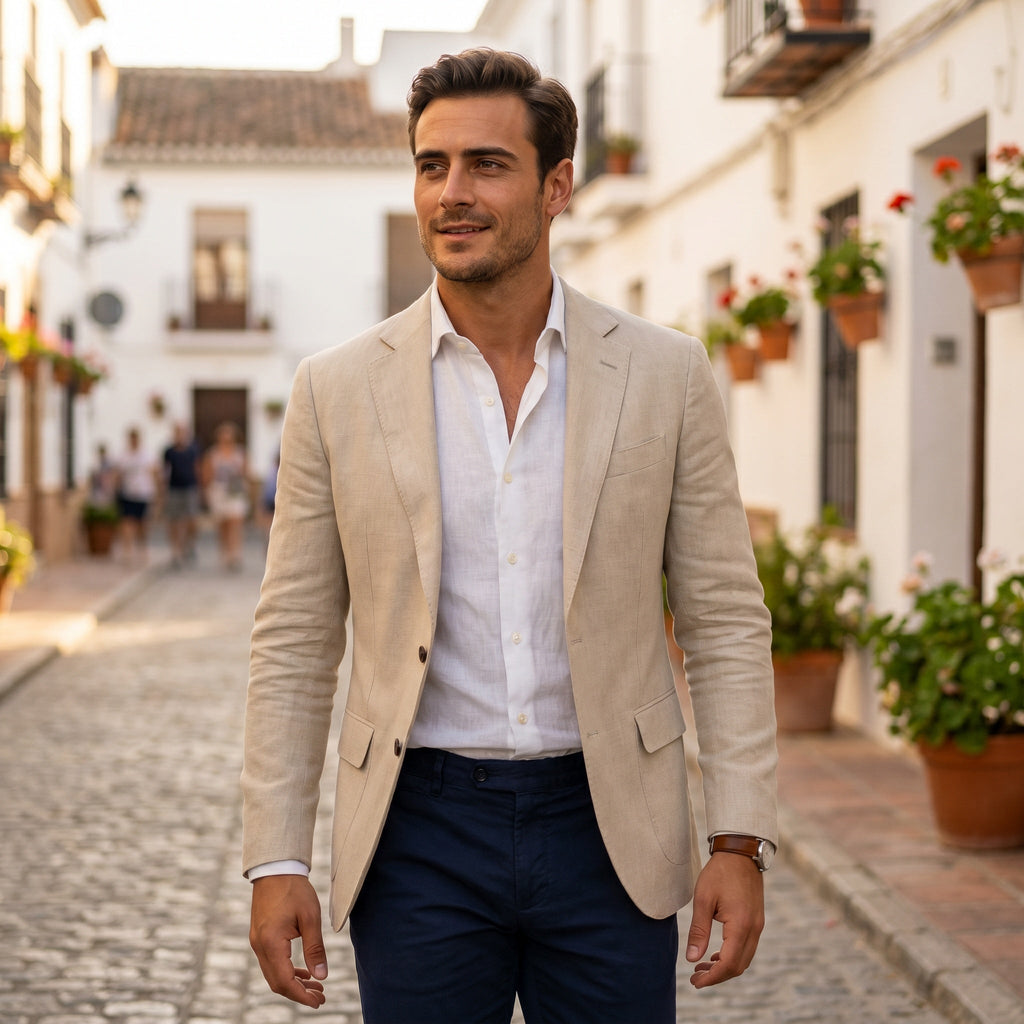 Arturo | Blazer Ligero Hombre Corte Entallado