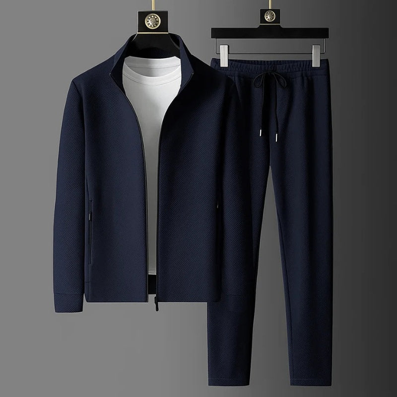 Santiago | Conjunto Sudadera Completa Hombre Cremallera Cuello Alto