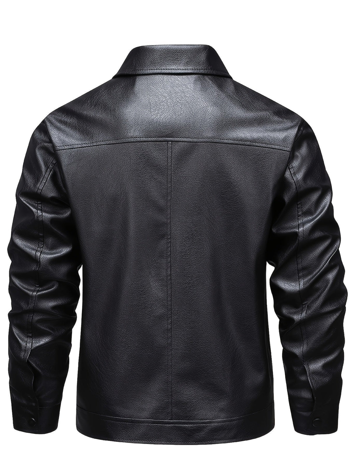 Diego | Chaqueta de Cuero Motera Hombre Cremallera