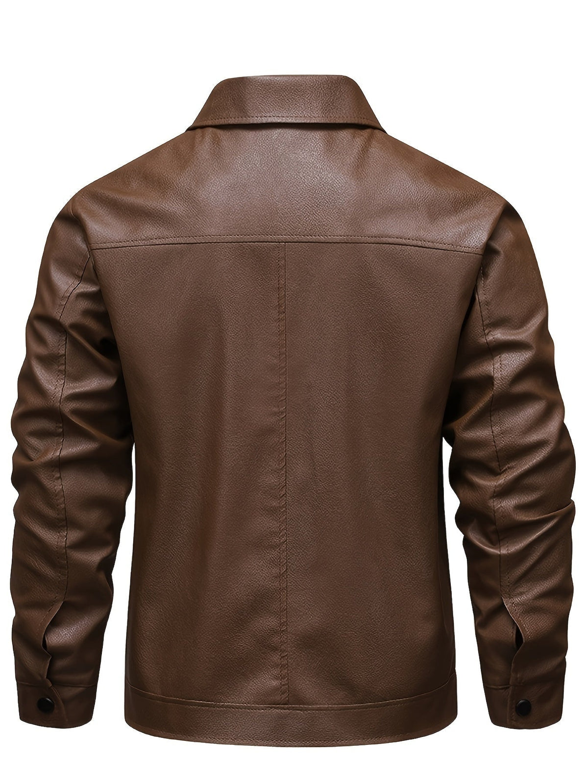 Diego | Chaqueta de Cuero Motera Hombre Cremallera
