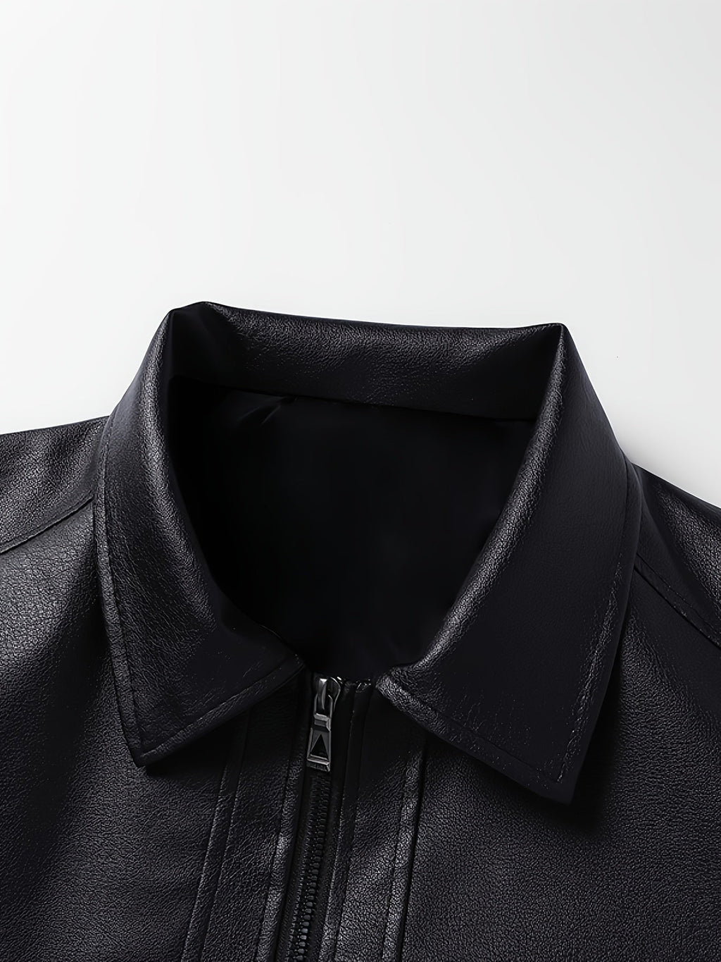 Diego | Chaqueta de Cuero Motera Hombre Cremallera