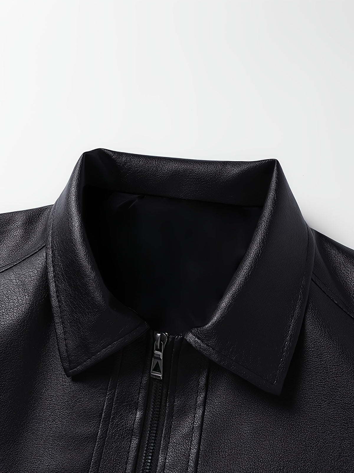 Diego | Chaqueta de Cuero Motera Hombre Cremallera