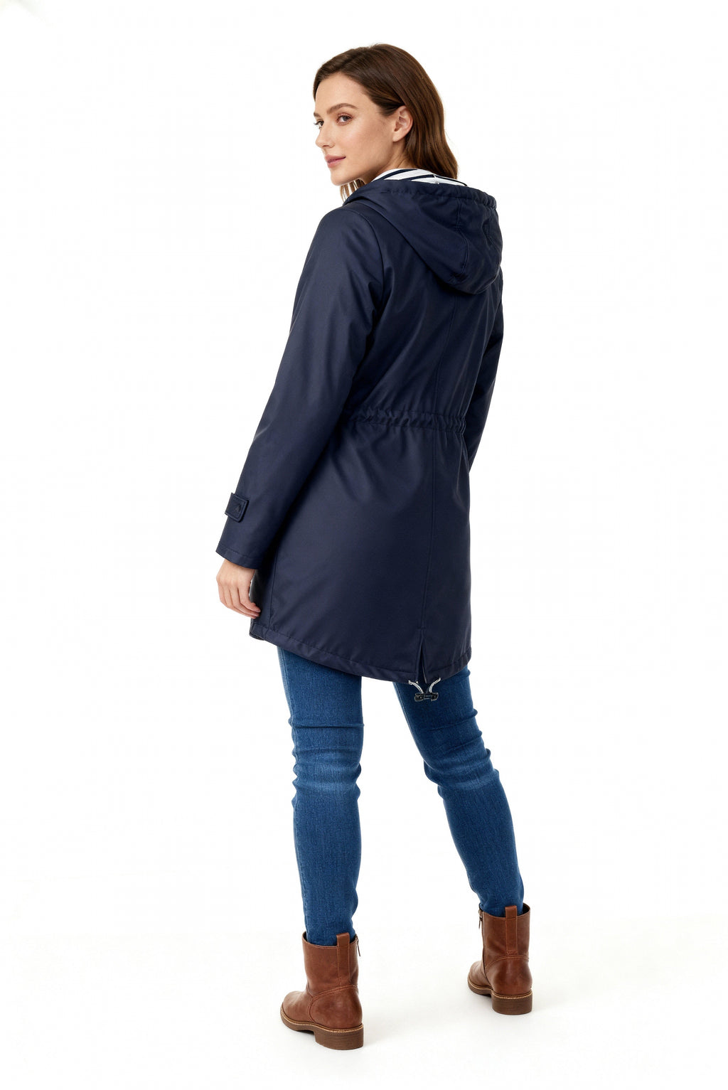 Inés | Chaqueta Impermeable Mujer con Capucha