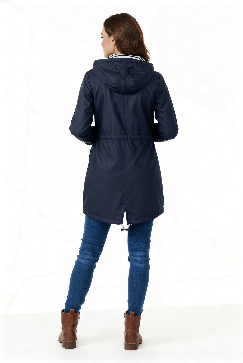 Inés | Chaqueta Impermeable Mujer con Capucha