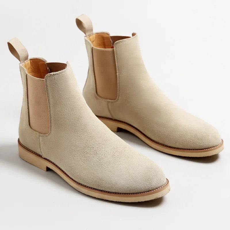 Ismael | Botas Chelsea de Gamuza Hombre Elástico Lateral