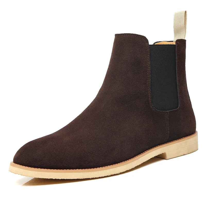 Ismael | Botas Chelsea de Gamuza Hombre Elástico Lateral