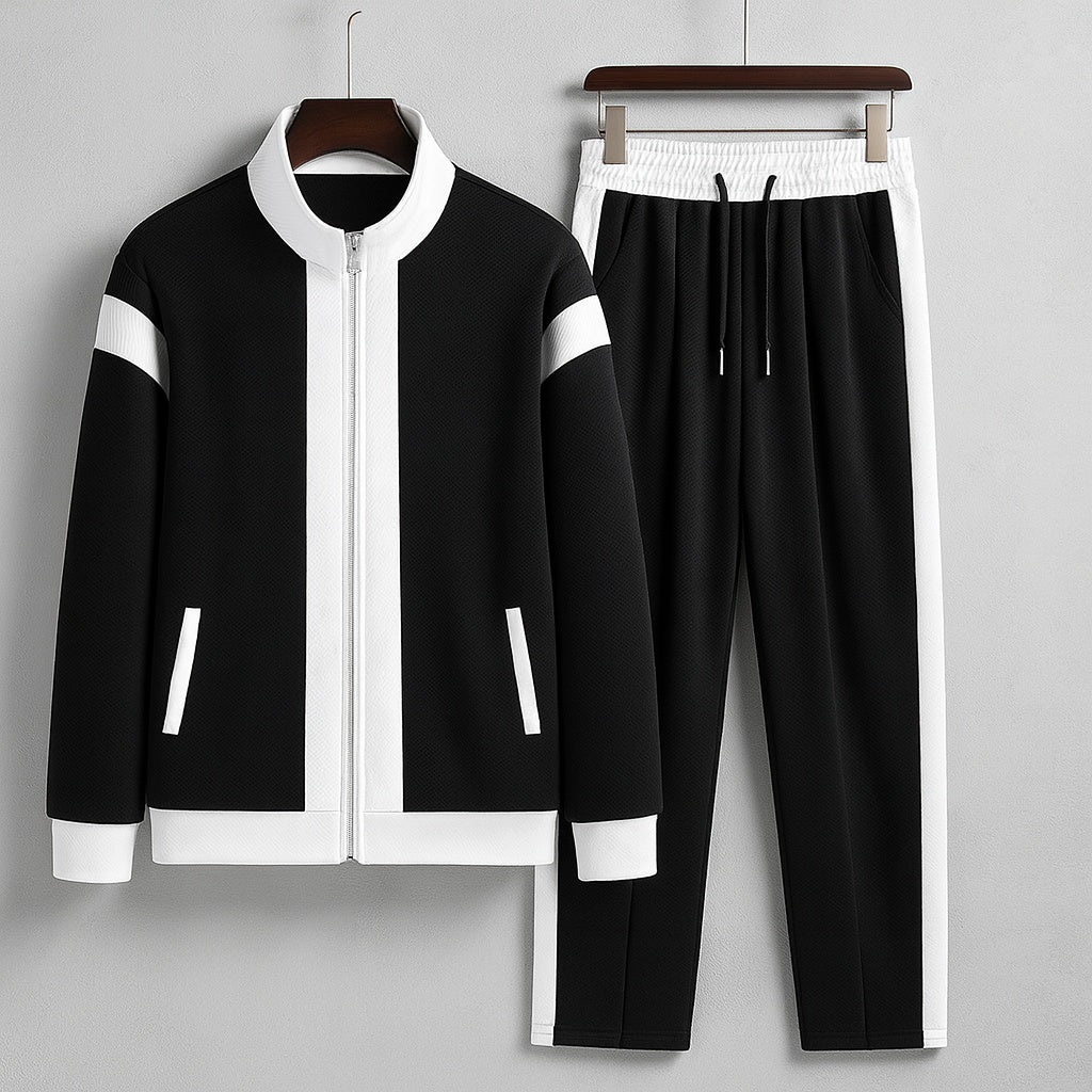 Iván | Conjunto Sudadera Deportiva Hombre Cremallera Banda Lateral