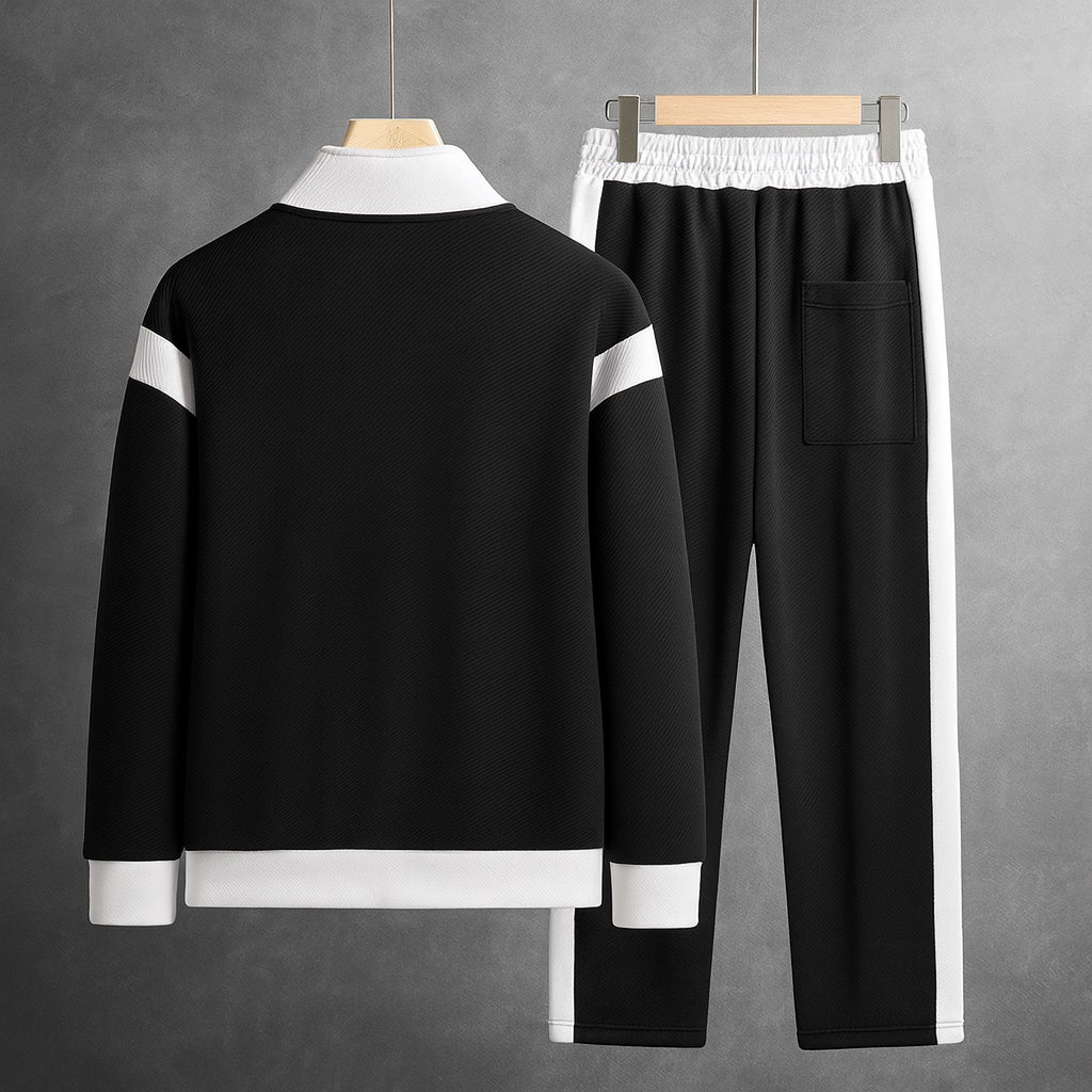 Iván | Conjunto Sudadera Deportiva Hombre Cremallera Banda Lateral