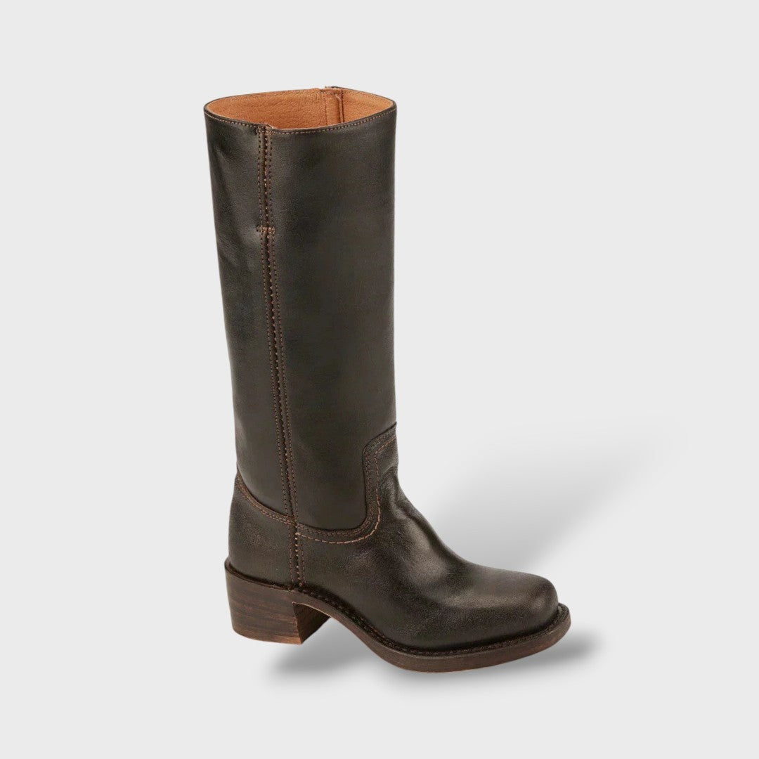 Lola | Botas Vaqueras de Cuero Mujer Caña Alta