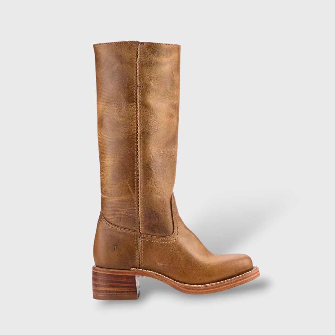 Lola | Botas Vaqueras de Cuero Mujer Caña Alta
