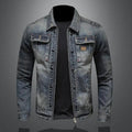 Marcos | Chaqueta de Jean Hombre Vintage Multibolsillos
