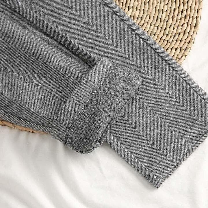 Martín | Pantalones de Vestir Hombre Espiga Corte Recto