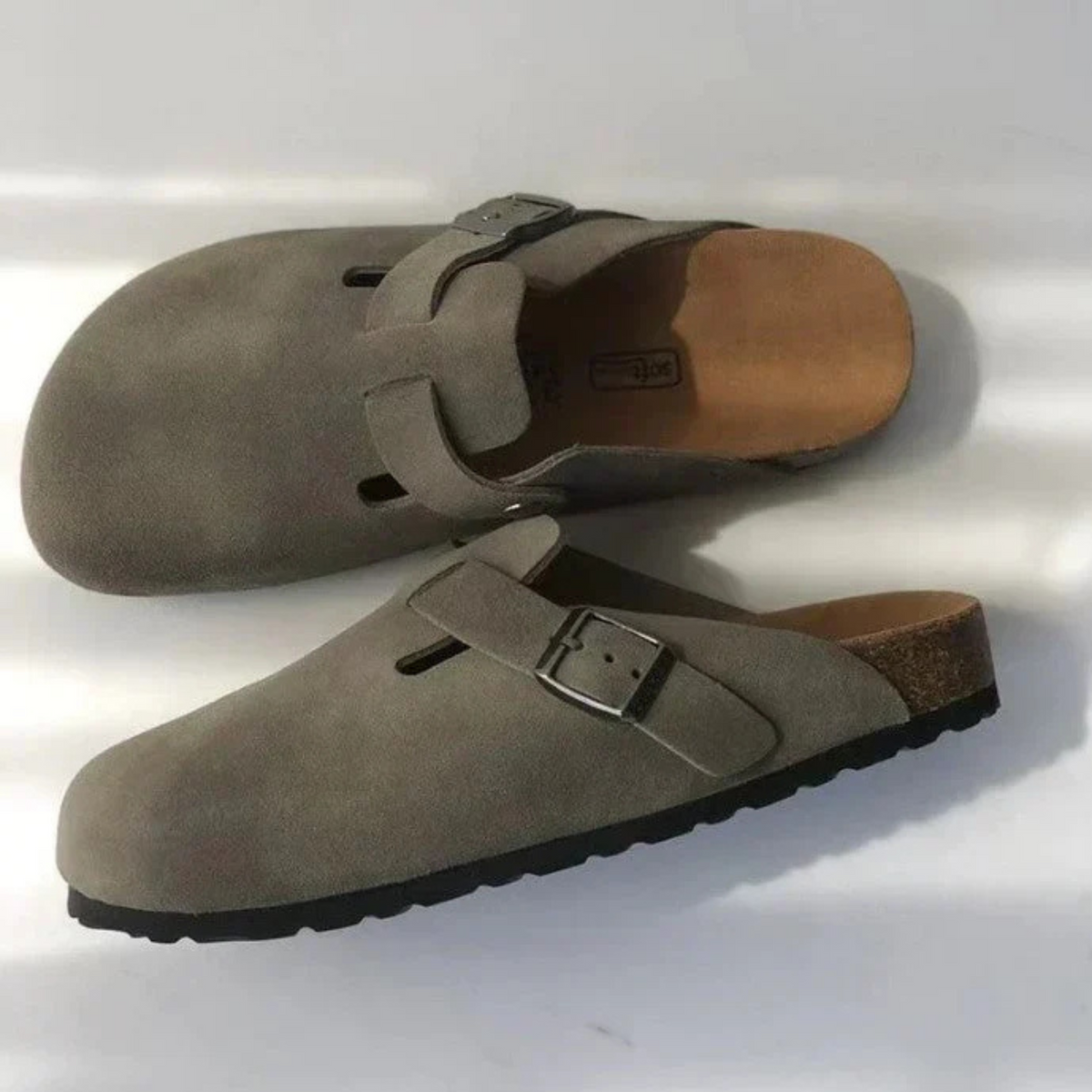 Mateo | Sandalias Planas Hombre Hebilla Ajustable