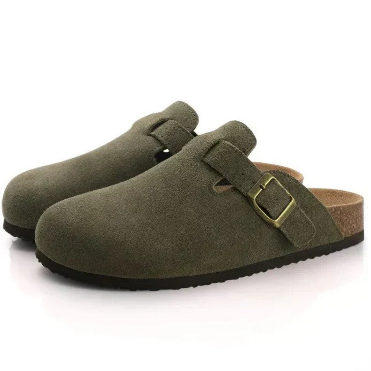 Mateo | Sandalias Planas Hombre Hebilla Ajustable