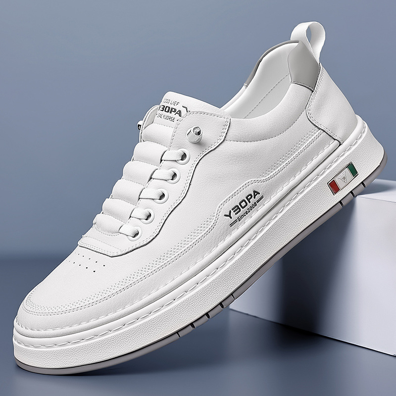 Mateo | Tenis Casual de Cuero Hombre Suela Acolchada