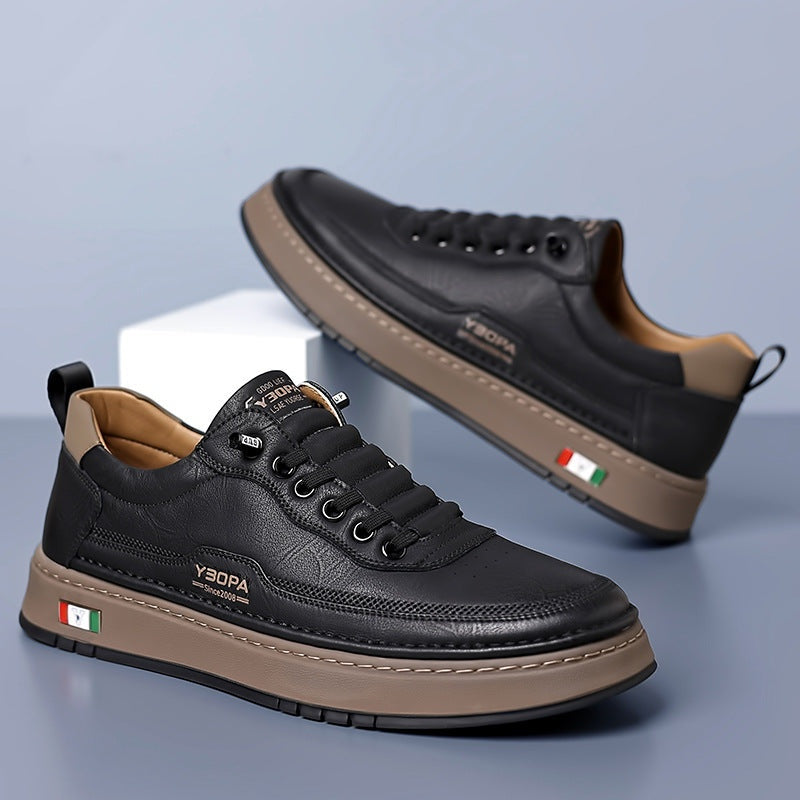 Mateo | Tenis Casual de Cuero Hombre Suela Acolchada