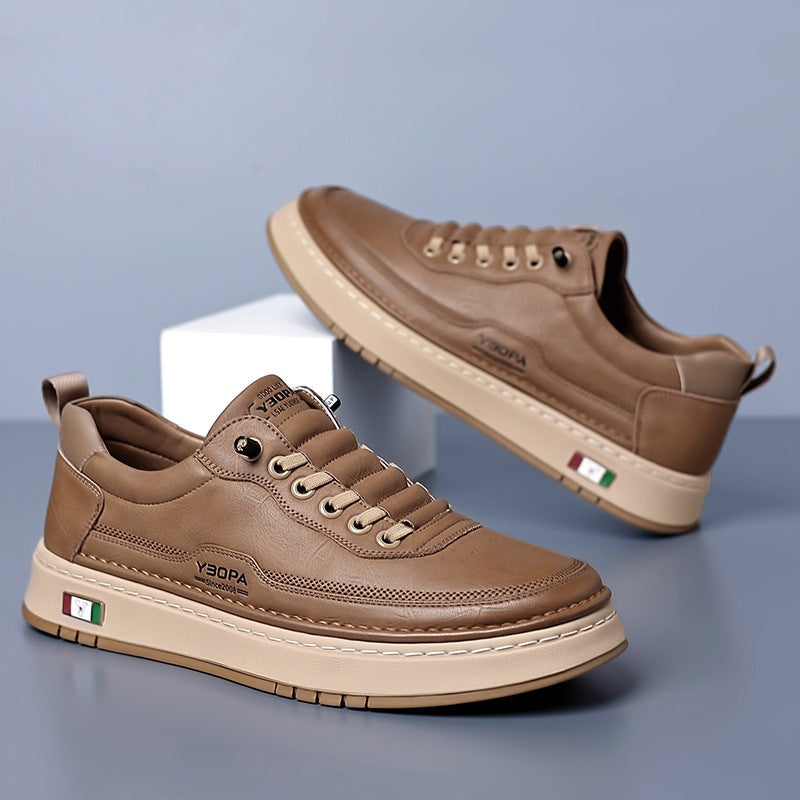 Mateo | Tenis Casual de Cuero Hombre Suela Acolchada