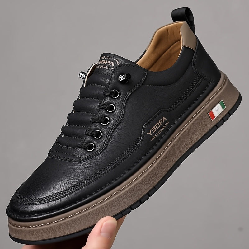 Mateo | Tenis Casual de Cuero Hombre Suela Acolchada
