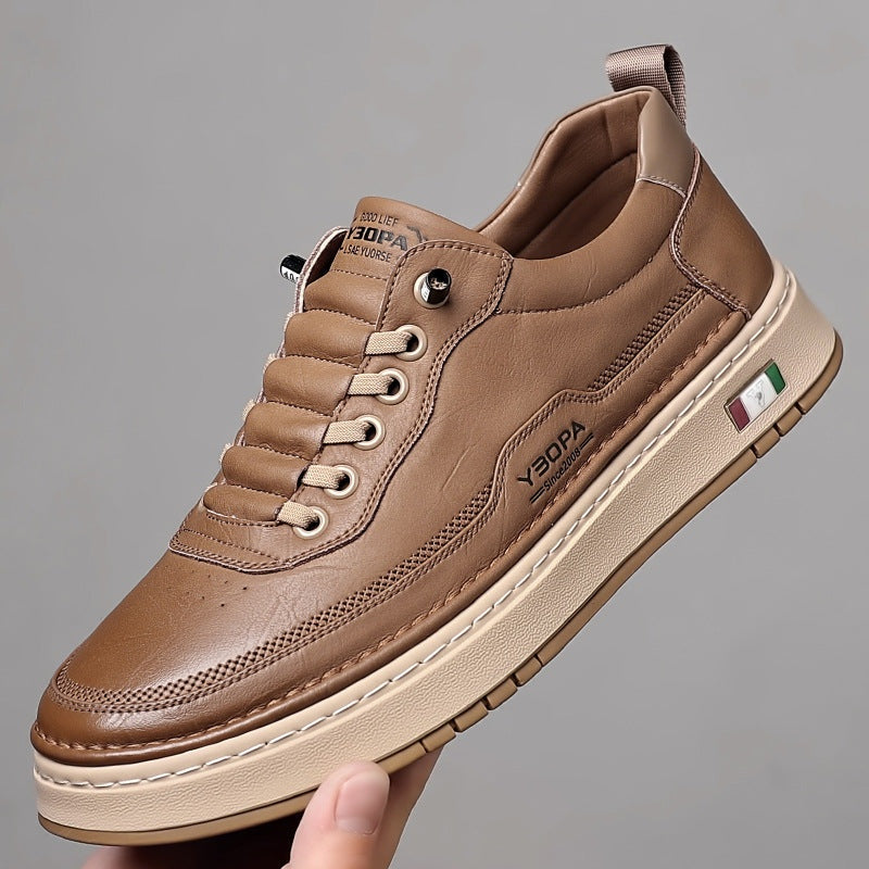 Mateo | Tenis Casual de Cuero Hombre Suela Acolchada