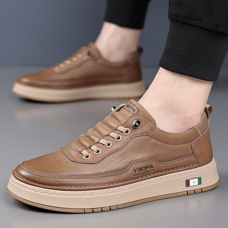 Mateo | Tenis Casual de Cuero Hombre Suela Acolchada