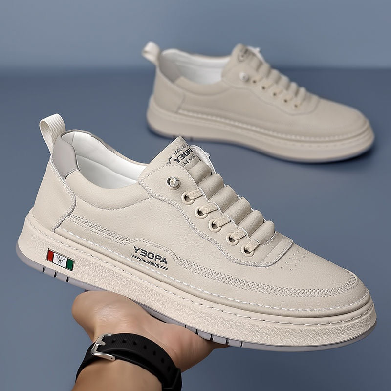 Mateo | Tenis Casual de Cuero Hombre Suela Acolchada
