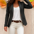 Manuela | Blazer Ajustado de Solapa Mujer Bolsillos Solapa