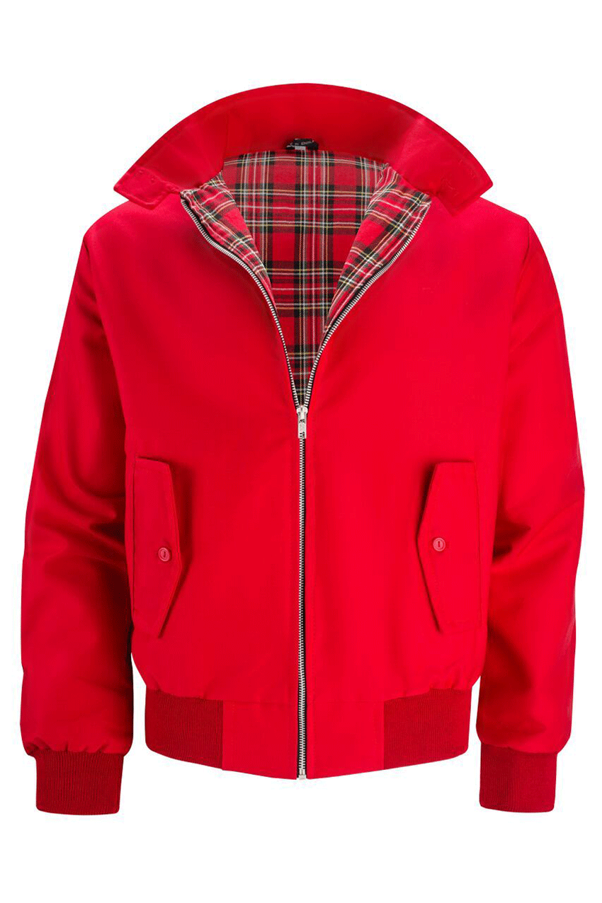 Miguel | Chaqueta Bomber Hombre Forro Tartán Cremallera
