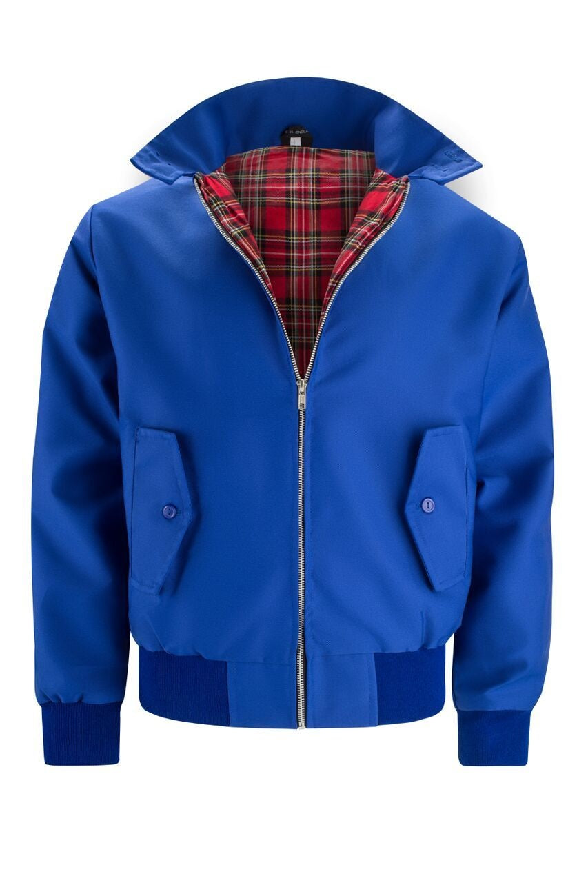 Miguel | Chaqueta Bomber Hombre Forro Tartán Cremallera