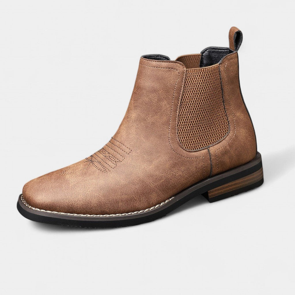 Rafael | Botas Chelsea Hombre Slip-On Cuero Sintético Suela Bloque