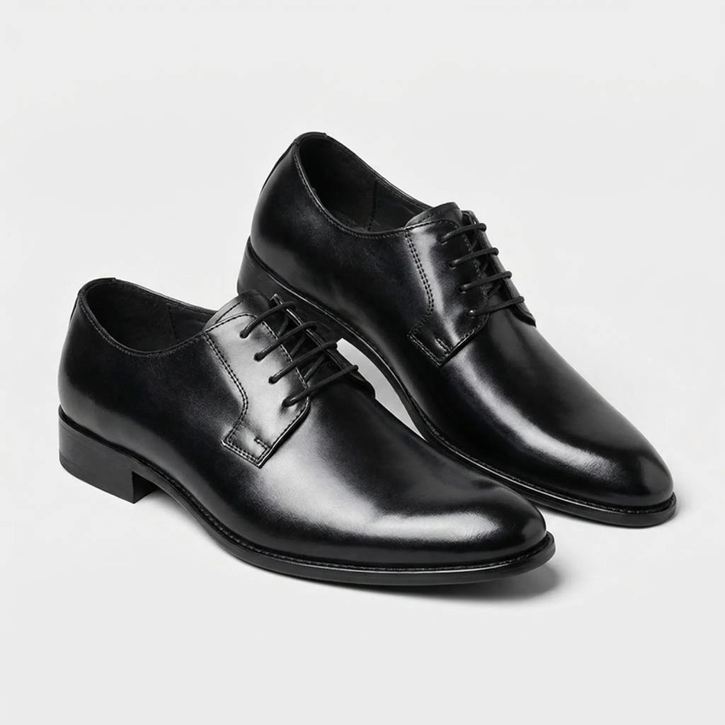 Rodrigo | Blucher de Cuero Hombre Cordones Punta Redonda