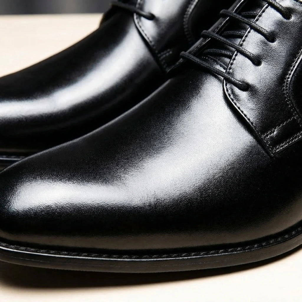 Rodrigo | Blucher de Cuero Hombre Cordones Punta Redonda