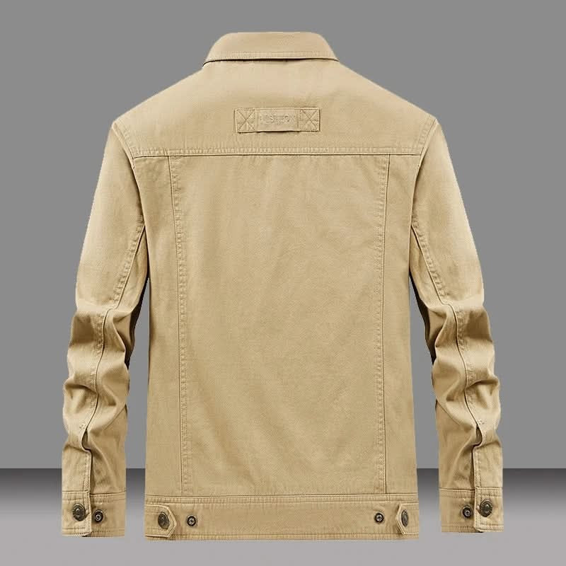 Rodrigo | Chaqueta Militar Hombre de Algodón Utilitaria Multibolsillos