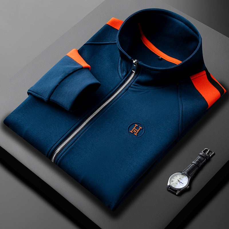 Rodrigo | Conjunto Sudadera Hombre Cremallera Franjas Contraste