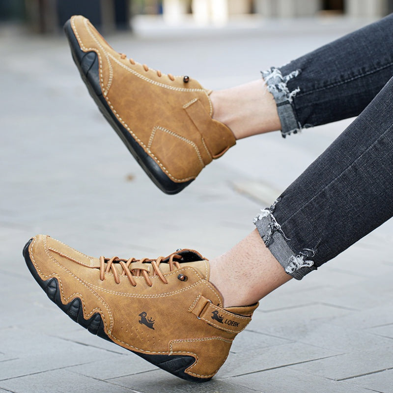 Rodrigo | Zapatos Casual de Gamuza Hombre Botín con Cordones