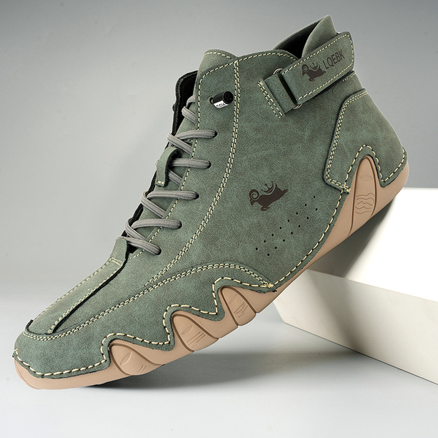 Rodrigo | Zapatos Casual de Gamuza Hombre Botín con Cordones