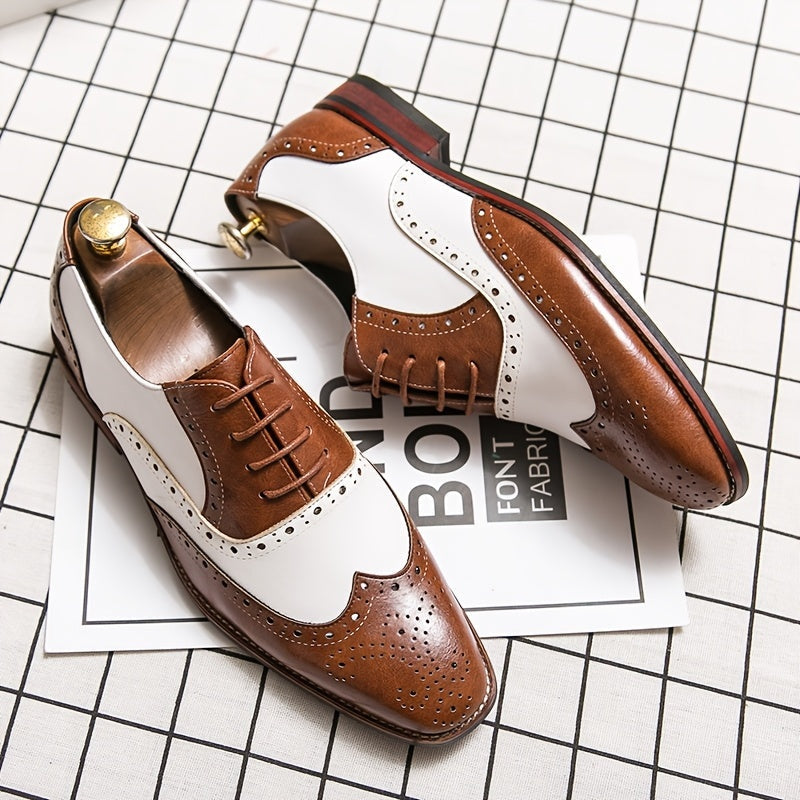Salvador | Zapatos Oxford Brogue Hombre Cuero Cordones