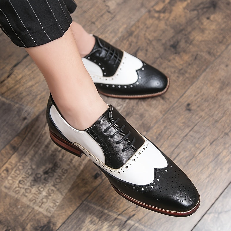 Salvador | Zapatos Oxford Brogue Hombre Cuero Cordones