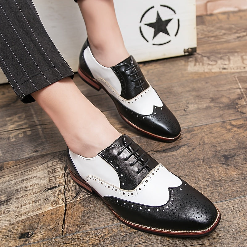 Salvador | Zapatos Oxford Brogue Hombre Cuero Cordones