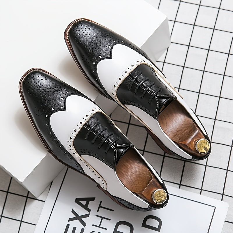 Salvador | Zapatos Oxford Brogue Hombre Cuero Cordones