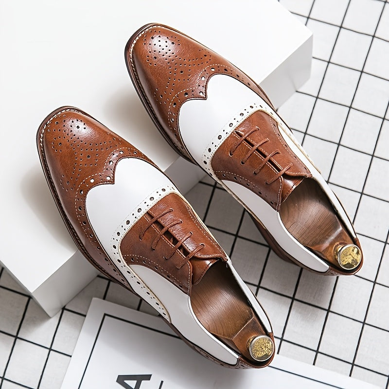 Salvador | Zapatos Oxford Brogue Hombre Cuero Cordones