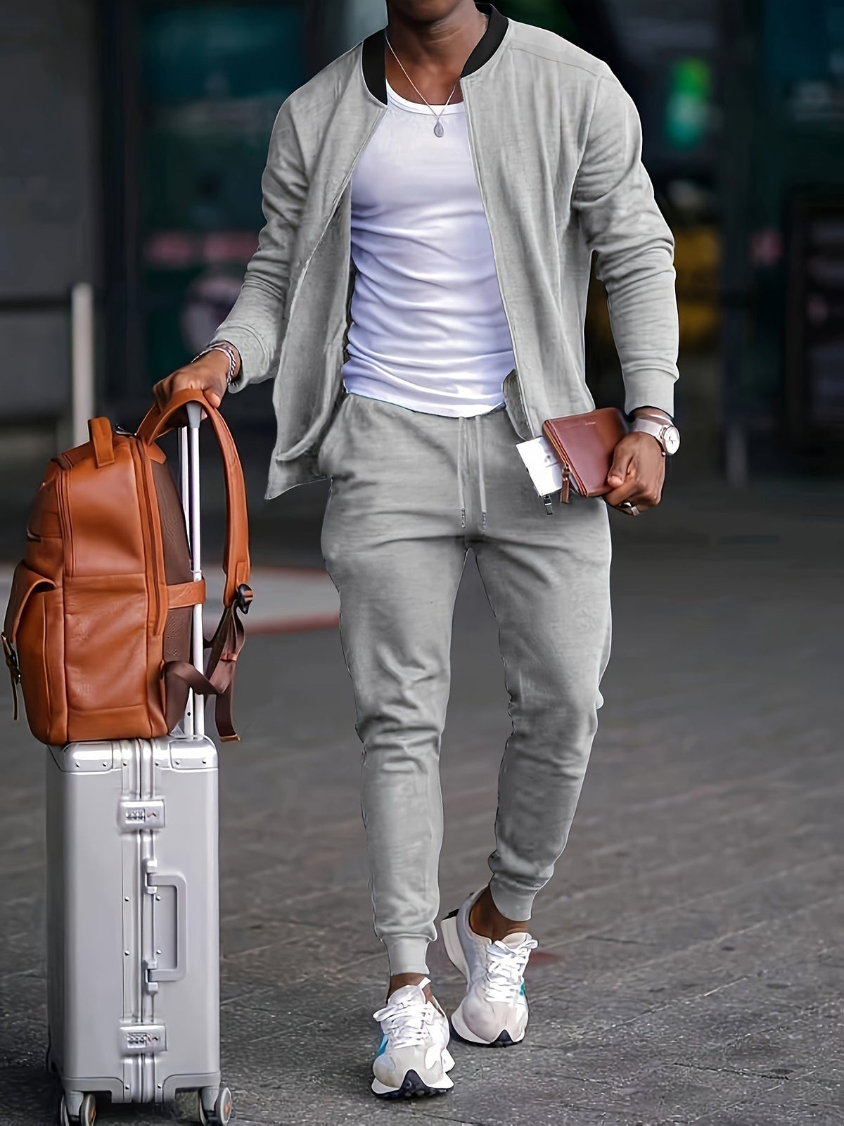 Tomás | Conjunto Sudadera Hombre Cremallera Jogger