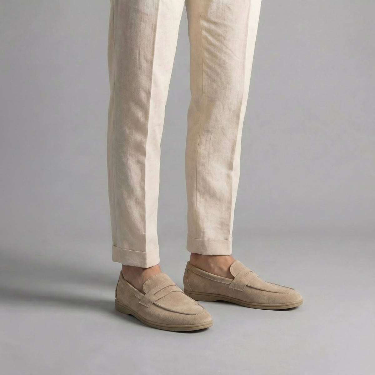 Tomás | Mocasines de Gamuza Hombre Suela Ligera