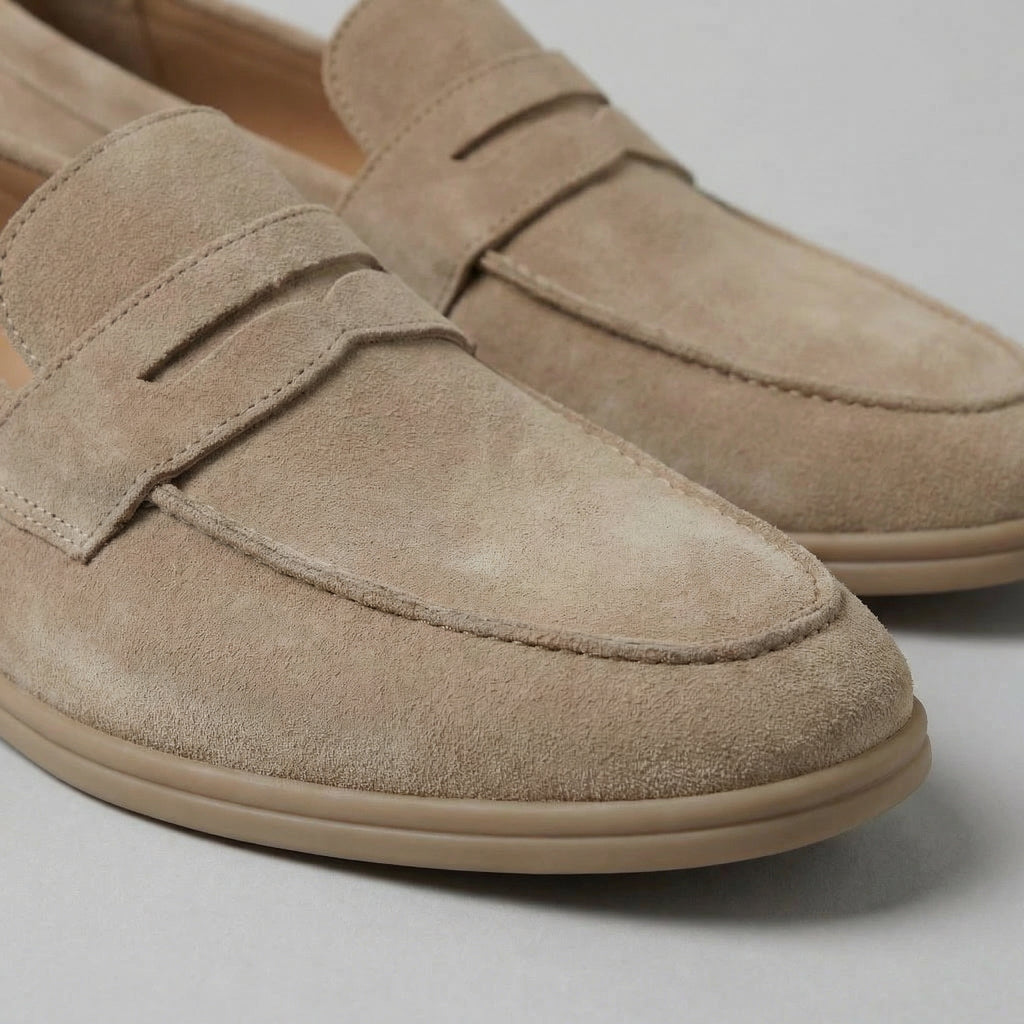 Tomás | Mocasines de Gamuza Hombre Suela Ligera