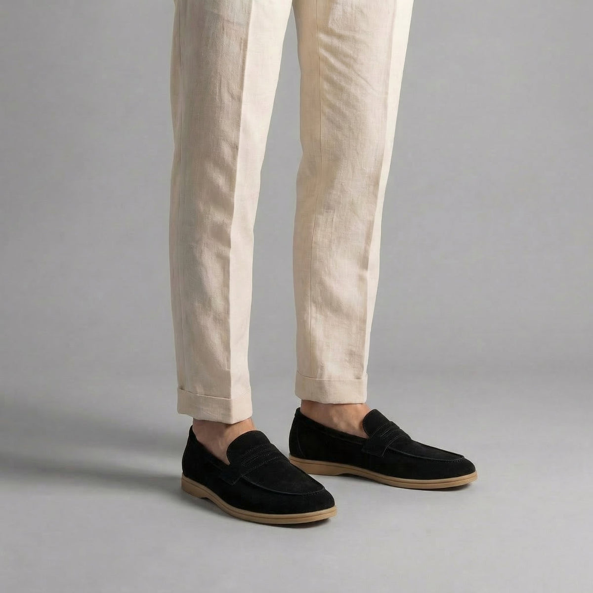 Tomás | Mocasines de Gamuza Hombre Suela Ligera