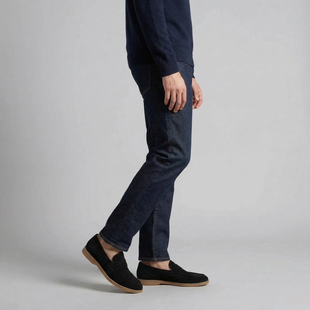 Tomás | Mocasines de Gamuza Hombre Suela Ligera