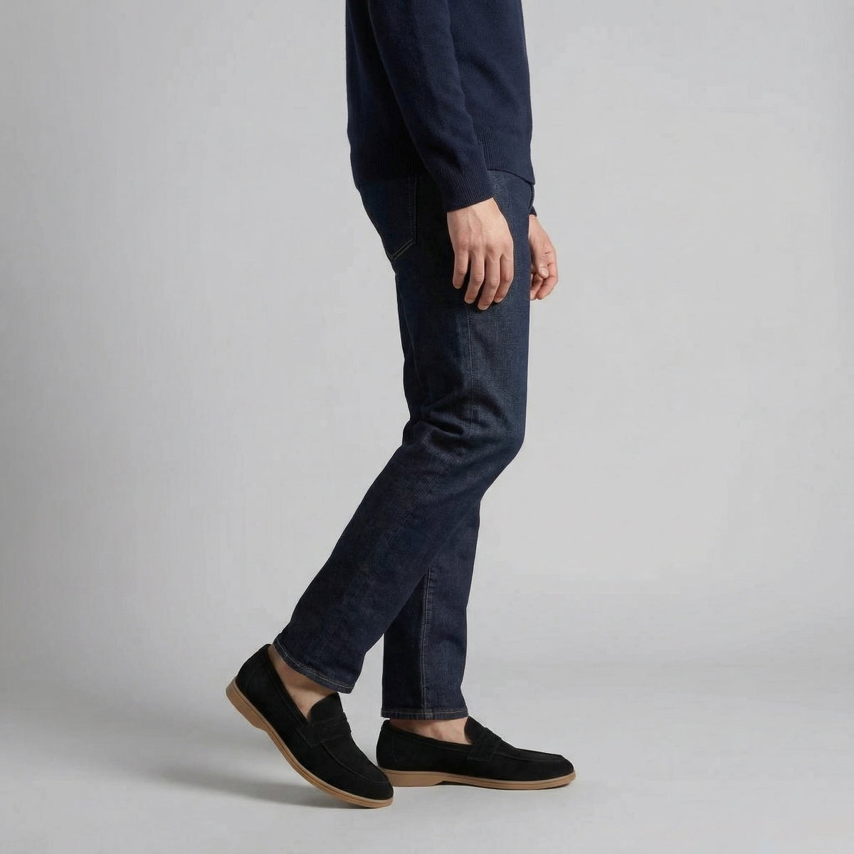 Tomás | Mocasines de Gamuza Hombre Suela Ligera